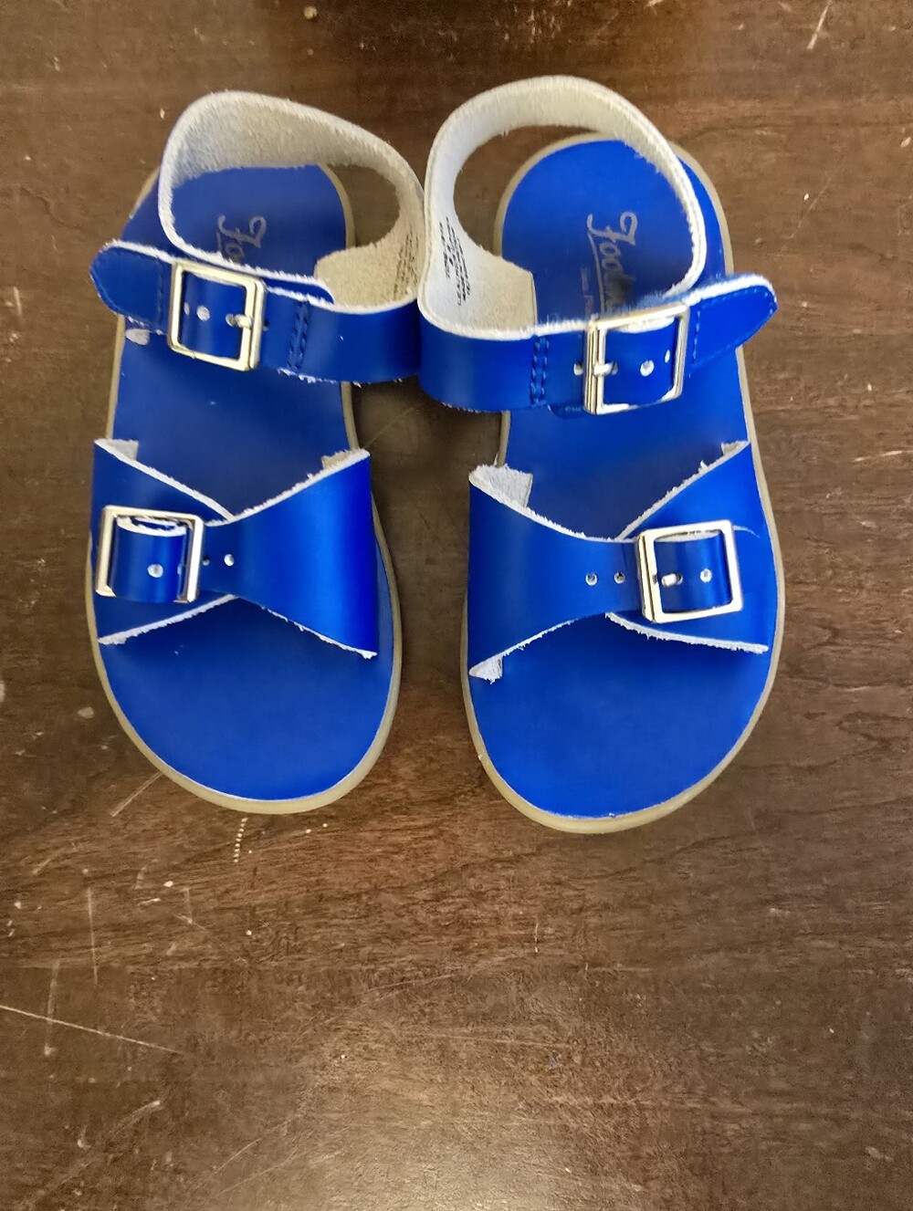 Footmates Kids Blue Buckle Sandals